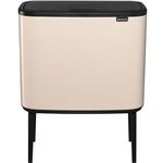 Brabantia pattum. Bo Touch Bin 3 x 11 L Soft Beige