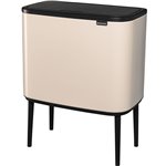 Brabantia pattum. Bo Touch Bin 3 x 11 L Soft Beige