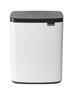 Brabantia BO pattumiera 12 litri bianco