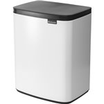 Brabantia BO pattumiera 12 litri bianco