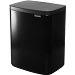 Brabantia BO pattumiera 12 litri nero opaco