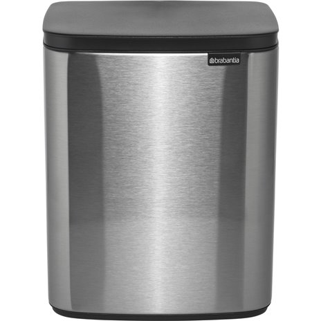 Brabantia BO pattumiera 12 litri acciaio opaco  Fingerprint Proof