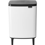 Brabantia BO pattumiera HI 12 l bianco
