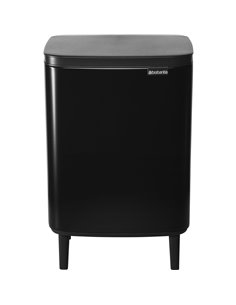 Brabantia BO pattumiera HI 12 l nero opaco