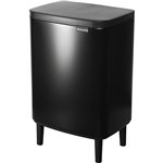 Brabantia BO pattumiera HI 12 l nero opaco