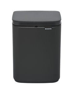 Brabantia BO Mülleimer HI 12 l Matt Steel Fingerprint Proof