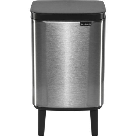 Brabantia BO pattumiera HI 4 l Matt Steel Fingerprint Proof