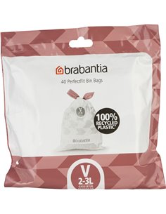 Brabantia PerfectFit sacchetti immond. NewIcon, codice V (3 l.)