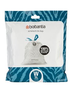 Brabantia PerfectFit sacchetti immond. NewIcon, codice W (5 l.)