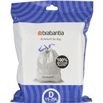 Brabantia PerfectFit sacchetti immondiz. codice D (15-20 litri)