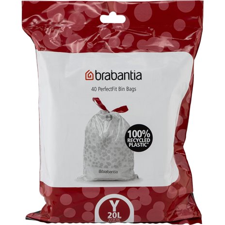 Brabantia PerfectFit sacchetti immond. NewIcon, Cod. Y (20 l.)