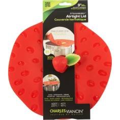 Charles Viancin BERRIES 23 cm coperchio in silicone, rosso