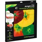 Charles Viancin TOMATO Set aus 4 Silikon-Deckeln 28/23/20/15 cm