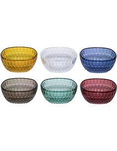 Guzzini VANITY set 6 coppette 12 cm colori assortiti