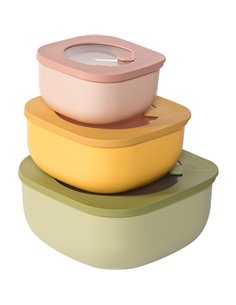 Guzzini STORE&MORE BIO set 3 ciotole colori assortiti