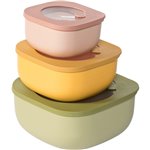Guzzini STORE&MORE BIO set 3 ciotole colori assortiti