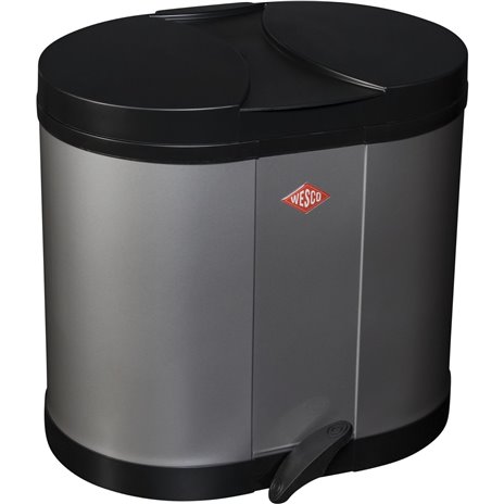 WESCO pattumiera Beta argento