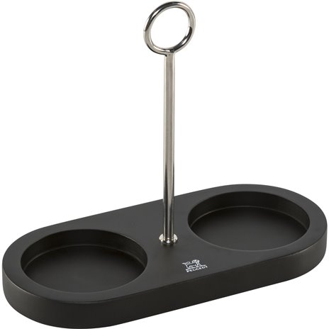 Peugeot Linea bambù vassoio per macinasale e pepe 16cm nero op.
