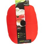 Charles Viancin papav.42x31,5 cm coperchio silicone oblungo rosso