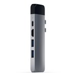 Satechi Type-C Pro Hub With Ethernet & 4K HDMI Space grigio