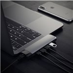 Satechi Type-C Pro Hub With Ethernet & 4K HDMI Space grigio