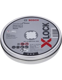 Bosch X-LOCK disco da tag.10x125 1mm Std Inox 2