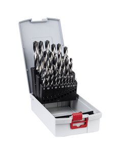 Bosch Pro Box 25 pz. HSS PointTeQ, 1,013,0