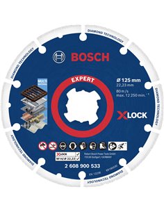 Bosch X-LOCK dischi diamantati 125x22.23mm