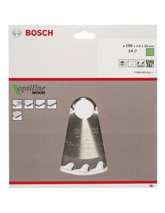 Bosch lama per sega circolare OP WO H 190X30-24