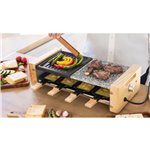 CECOTEC Cheese&Grill 8400 Wood Mixgrill Raclette
