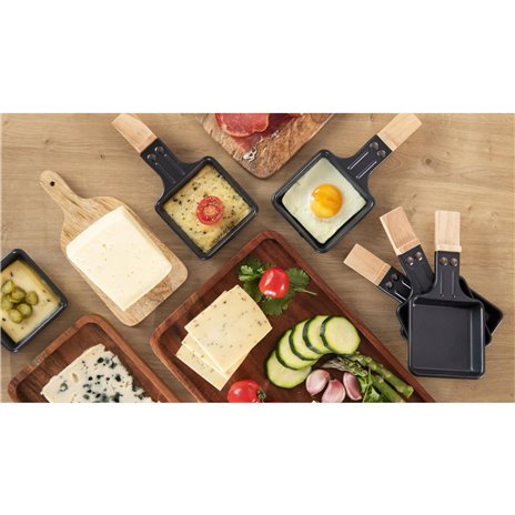 CECOTEC Cheese&Grill 8400 Wood Mixgrill Raclette