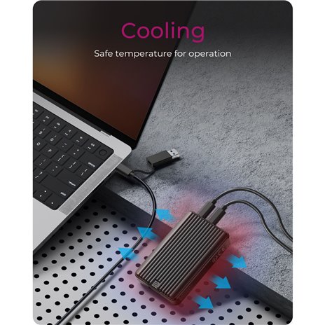 ICY BOX IB-CR601M-C31 M.2 SSD alloggiam. c.lettore ca.