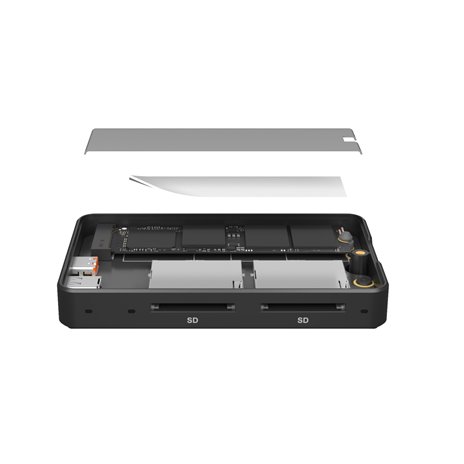 ICY BOX IB-CR602M-C31 M.2 SSD allogg. c.lettore schede