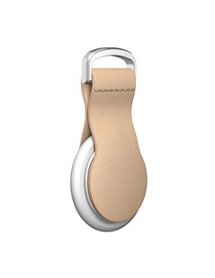 Nomad Airtag Leather Loop 90 degrees Natural 2