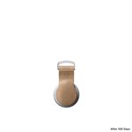 Nomad Airtag Leather Loop 90 degrees Natural