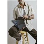 Nomad Modern Leather Folio iPad Air13 (2024)/Pro12.9 (6th) Black