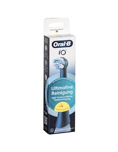 Oral-B iO Aufsteckbürsten Ultimative Reinigung Black   4er