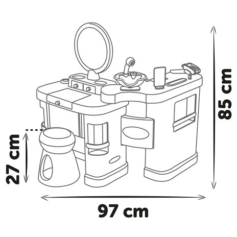 Smoby My Beauty Center Cosmetic Studio