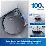 ECOVACS X8 OMNI Black robot aspirapolvere lavapavim.