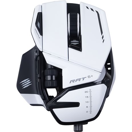 MadCatz R.A.T. 6+ bianco Optical Gaming Mouse