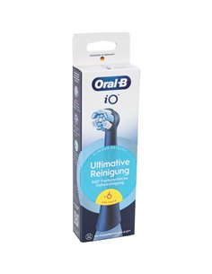 Oral-B iO Aufsteckbürsten Ultimative Reinigung BLACK 6er