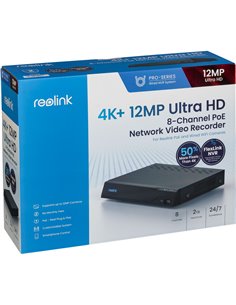 Reolink NVS8 8 canali 2TB HDD PoE NVR