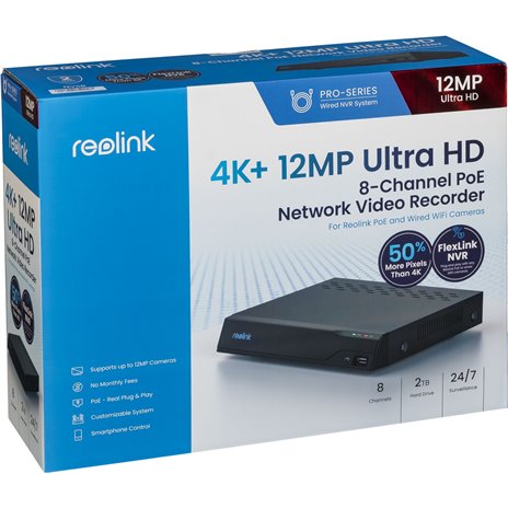 Reolink NVS8 8 canali 2TB HDD PoE NVR