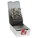 Bosch set punte per metal. HSS-G con custodia 25 pz. 1,0-13,0 mm