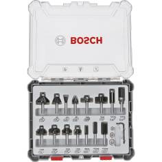 Bosch 15 pz. set frese miste 6mm codolo 2