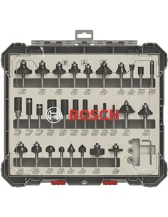 Bosch 30 pz. set frese miste 6mm codolo