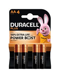 1x4 Duracell Plus Power Boost Mignon MN1500 AA LR6 1,5V