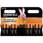 1x8 Duracell Plus Power Boost Mignon MN1500 AA LR6 1,5V