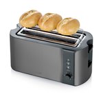 Severin AT 9341  Dark Inox Langschlitztoaster