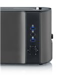 Severin AT 9341  Dark Inox Langschlitztoaster